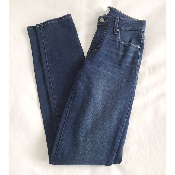Paige Skyline Skinny Jeans Women's Size 25 Blue Denim Regular Fit Cotton Blend - Picture 1 of 6
